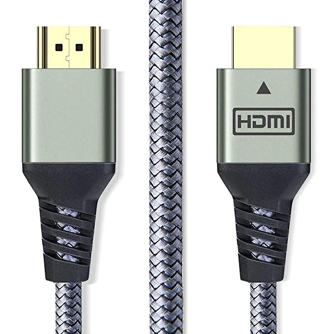 6-FOOT 4K HDMI NYLON BRAIDED CABLE FOR $4.49