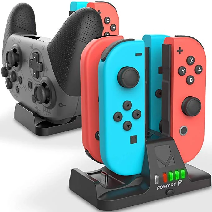 2-IN-1 DUAL NINTENDO SWITCH CONTROLLER CHARGING DOCK FOR $10.99