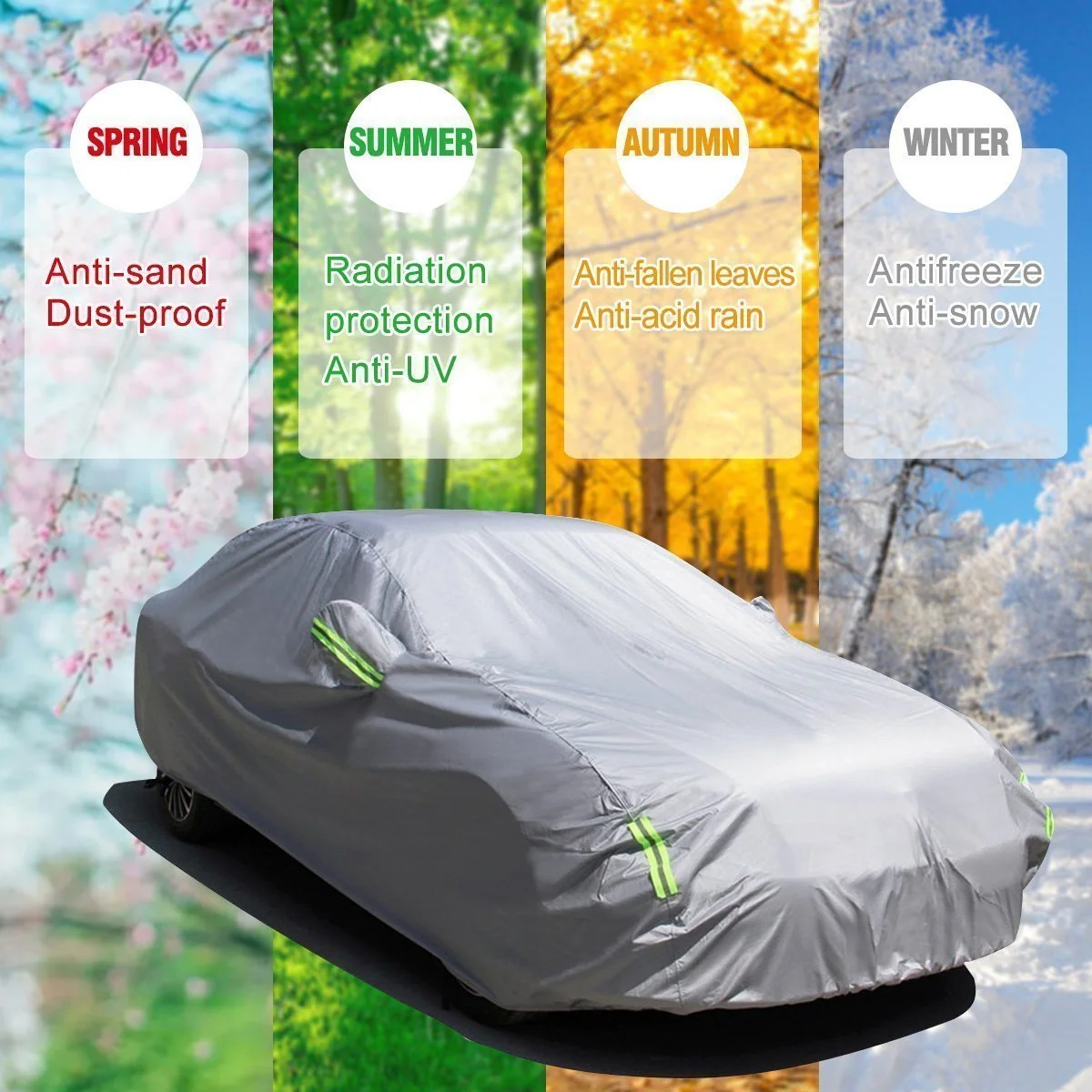 OUTDOOR/INDOOR CAR COVER FOR $13.99