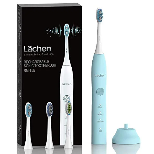 SONIC ELECTRIC TOOTHBRUSH WITH 3 BRUSHING MODES AND 4 BRUSH HEADS&nbsp;FOR $12.60