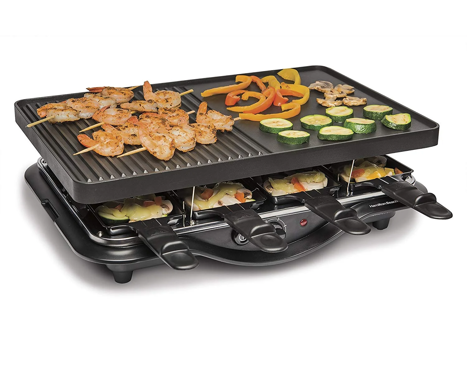 HAMILTON BEACH RACLETTE INDOOR GRILL FOR $42.49