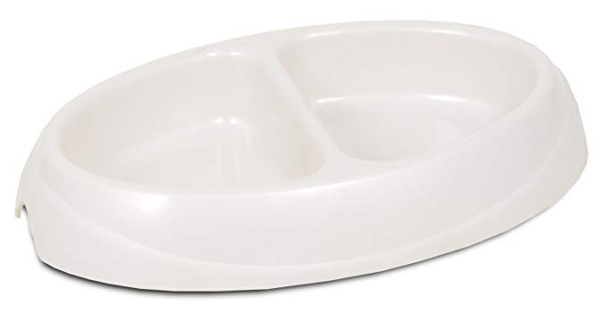 ULTRA LIGHTWEIGHT DOUBLE DINER PET BOWL FOR $0.79