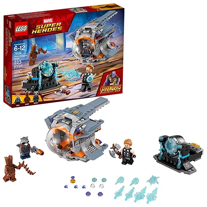 LEGO MARVEL SUPER HEROES AVENGERS: INFINITY WAR THOR’S WEAPON QUEST FOR $12.99
