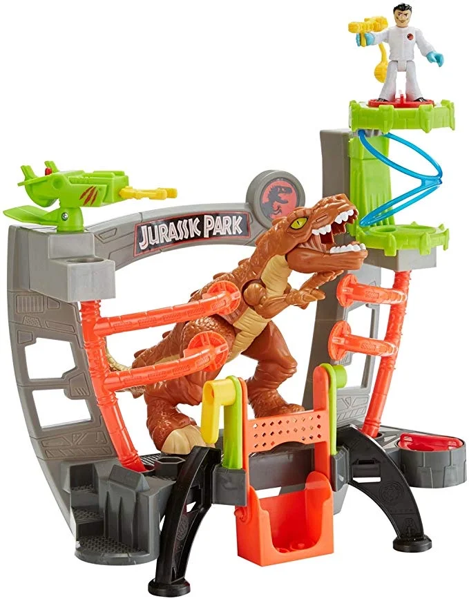 FISHER-PRICE IMAGINEXT JURASSIC WORLD RESEARCH LAB FOR $15.00
