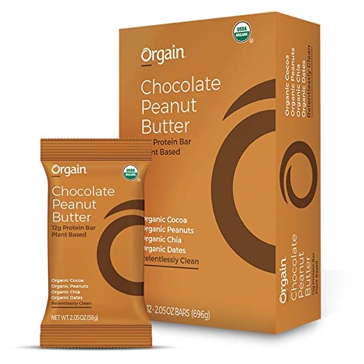 12 PACK - ORGAIN SIMPLE ORGANIC PROTEIN BARS FOR $14.76