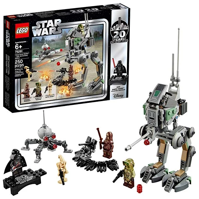 LEGO STAR WARS CLONE SCOUT WALKER 20TH ANNIVERSARY EDITION FOR $18.99
