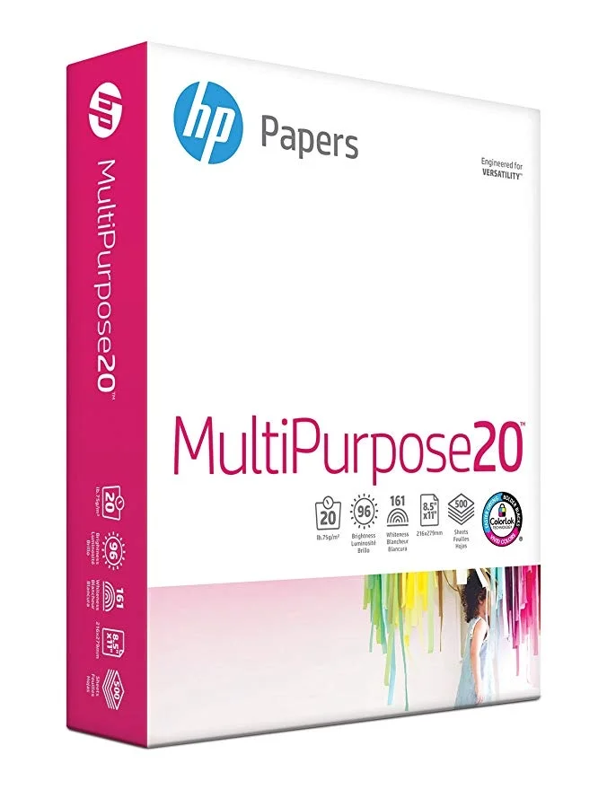 500 SHEETS - HP MULTIPURPOSE PRINTER PAPER FOR $5.99