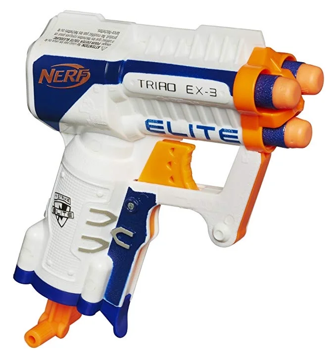 NERF N-STRIKE ELITE TRIAD EX-3 TOY FOR $3.99