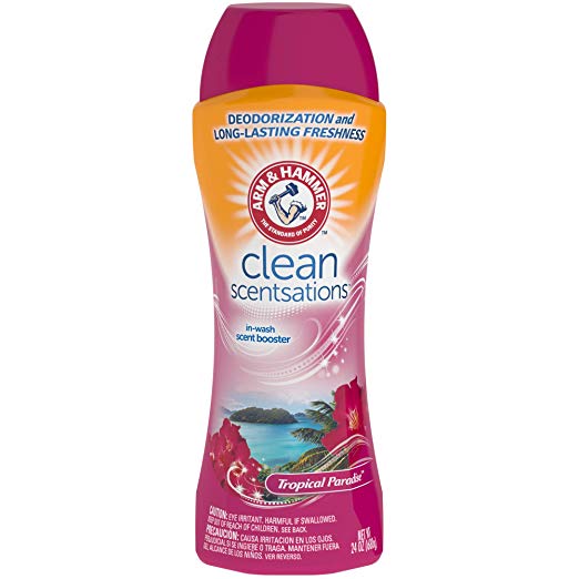 24OZ ARM &amp; HAMMER CLEAN SCENTSATIONS IN-WASH SCENT BOOSTER - TROPICAL PARADISE FOR $4.99