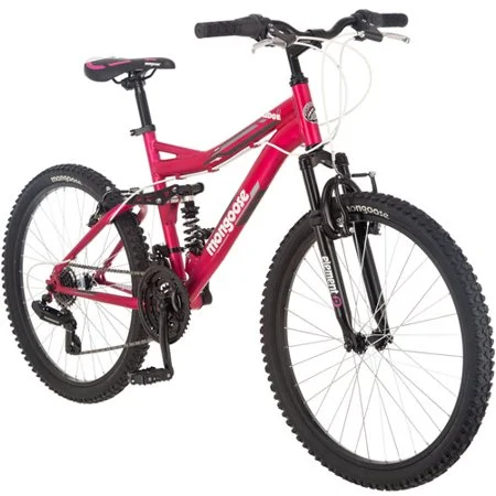 24" MONGOOSE LEDGE 2.1 GIRLS' MOUNTAIN BIKE FOR $89.00
