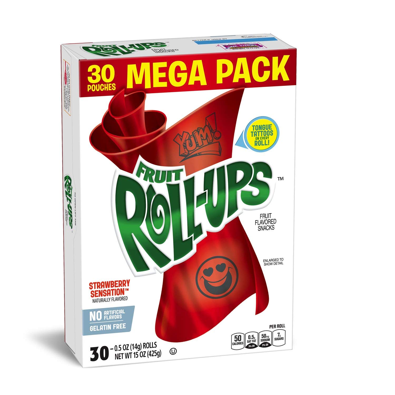 FRUIT ROLL-UPS FRUIT SNACKS, MEGA PACK FOR $5.59