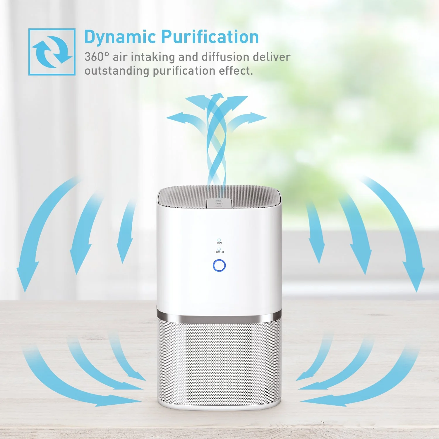 AIR PURIFIER WITH TRUE HEPA FILTER FOR $27.00