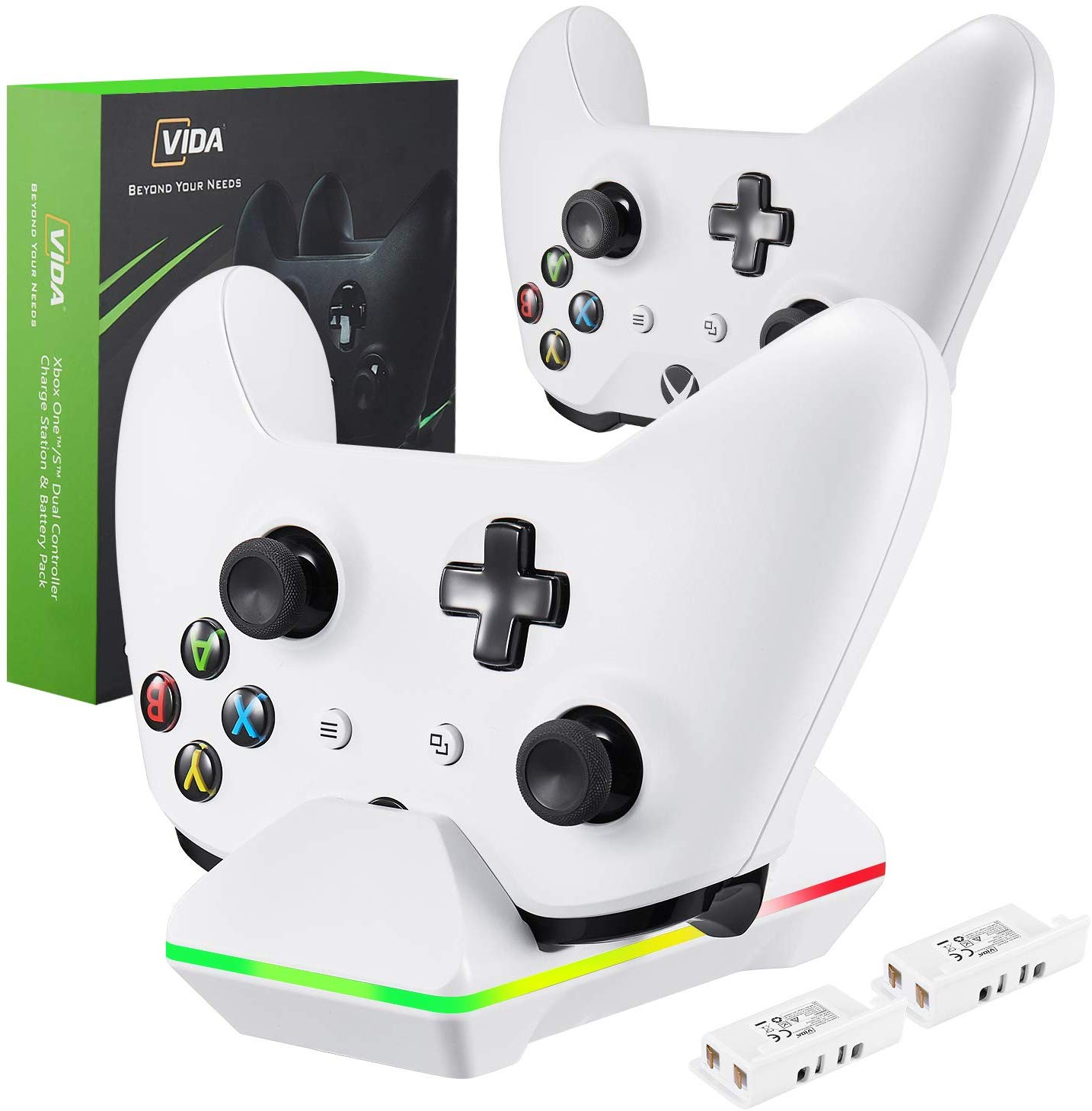 DUAL XBOX CONTROLLER CHARGING DOCK FOR $15.99