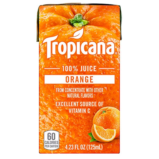 44 PACK - TROPICANA 100% JUICE BOX, ORANGE JUICE FOR $9.62