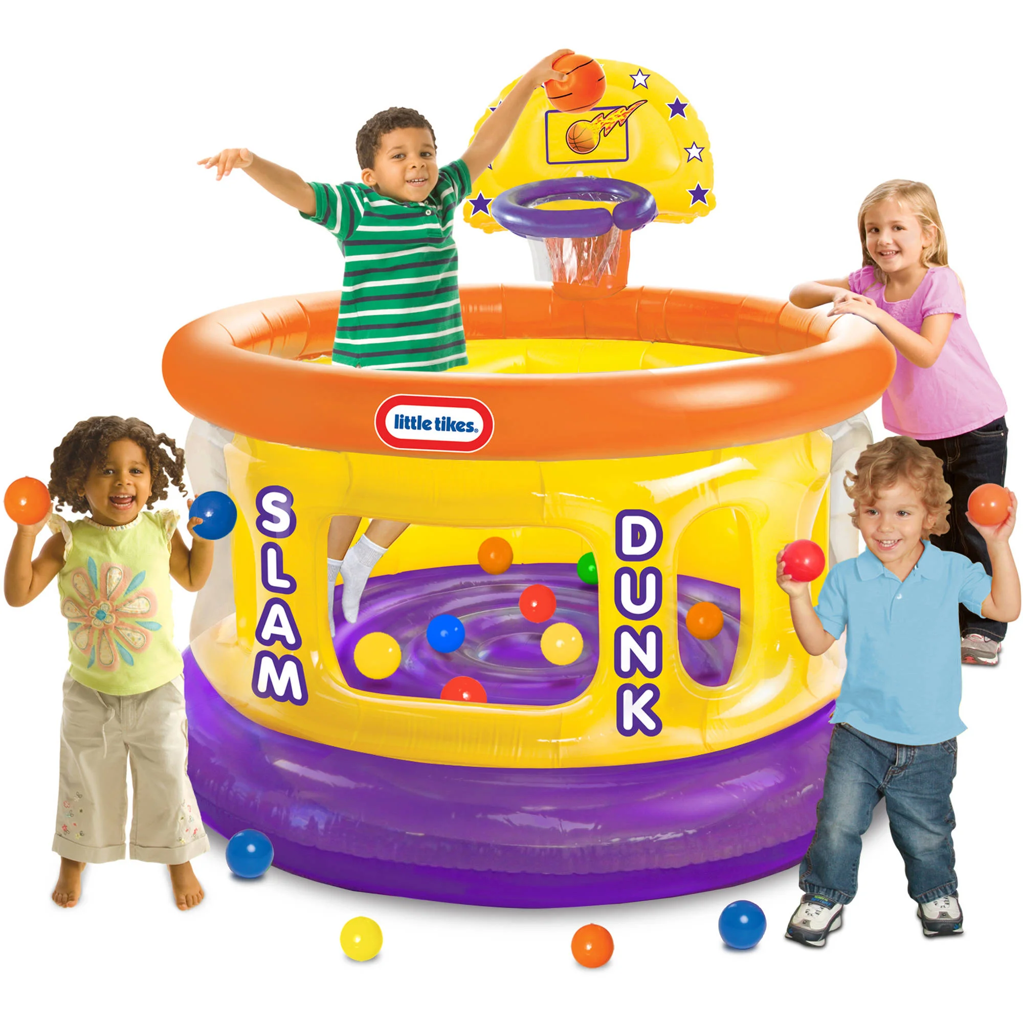 LITTLE TIKES SLAM DUNK BIG BALL PIT FOR $27.98