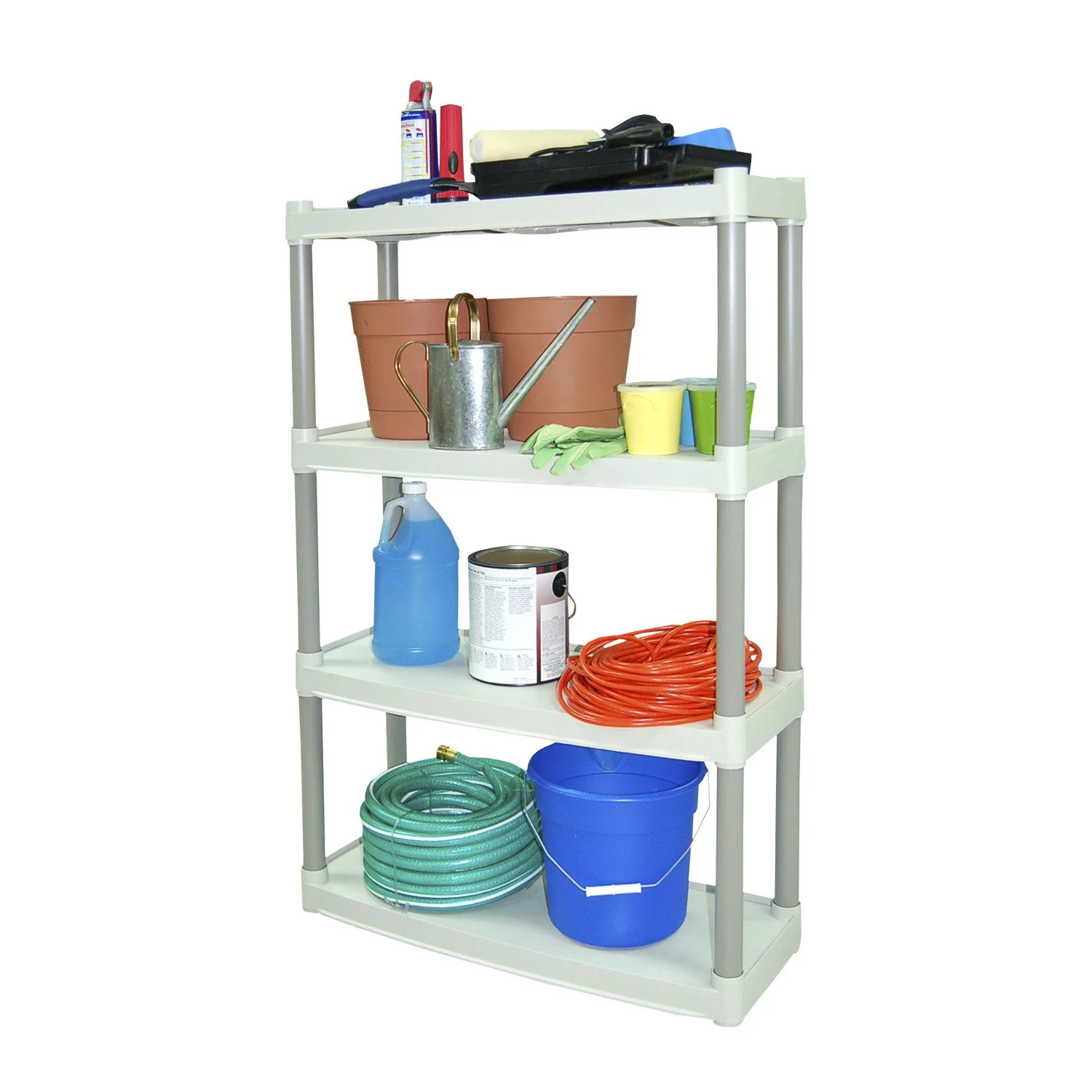 4-SHELF UTILITY SHELVING FOR $17.87