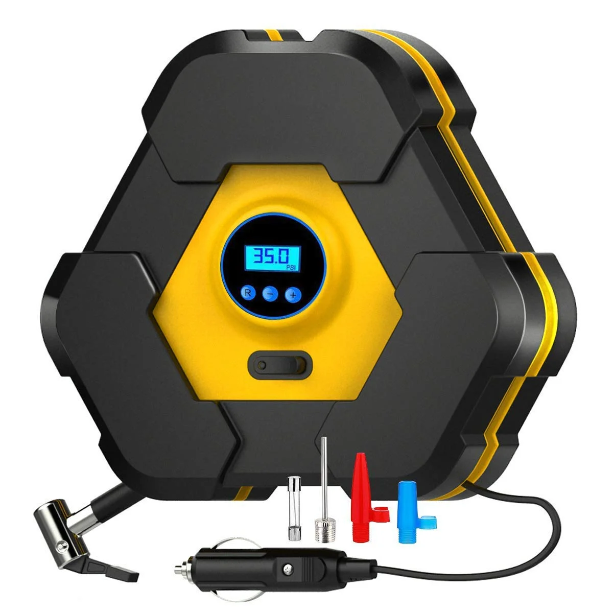 PORTABLE AIR COMPRESSOR TIRE INFLATOR FOR $19.79