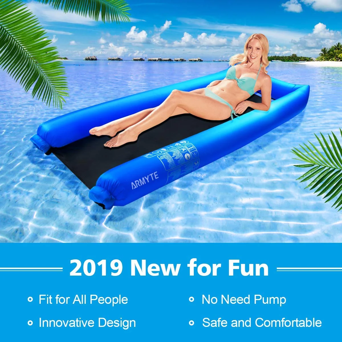 INFLATABLE POOL FLOAT LOUNGER FOR $18.00