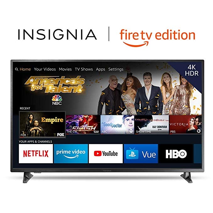 INSIGNIA 55-INCH CLASS LED 2160P SMART 4K UHD TV WITH HDR FIRE TV EDITION FOR $309.99