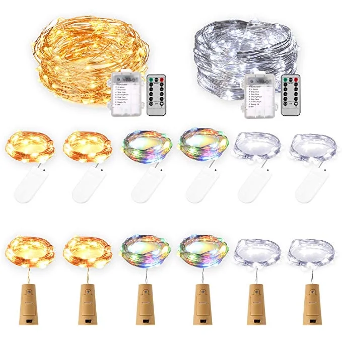 14 PACK - LED STRING LIGHTS (MIXED COLORS) FOR $13.14