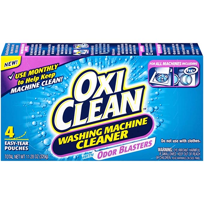 4 COUNT - OXICLEAN WASHING MACHINE CLEANER WITH ODOR BLASTERS FOR $6.12