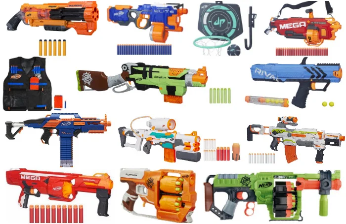 NERF GUNS AND ACCESSORIES STARTING AT $5.99