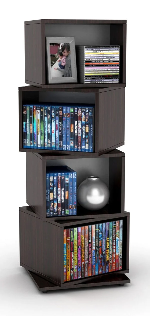 4-TIER ROTATING MEDIA TOWER FOR $66.06