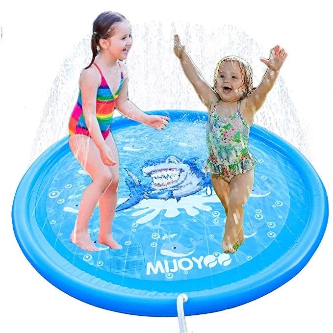 68-INCH SPRINKLER PAD &amp; SPLASH PLAY MAT FOR $9.89