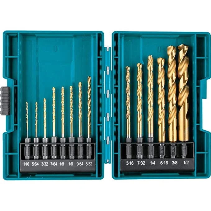 14-PIECE TITANIUM DRILL BIT SET FOR $11.00