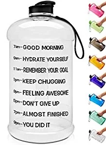 1-GALLON LEAKPROOF MOTIVATION WATER BOTTLE FOR $13.29