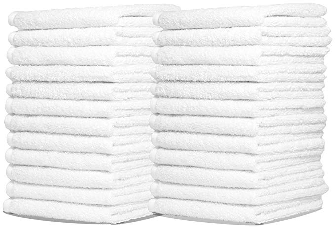 24 PACK - WASH CLOTH KITCHEN TOWELS FOR $12.69