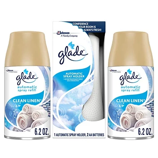 GLADE AUTOMATIC SPRAY HOLDER &amp; REFILL STARTER KIT FOR $12.00