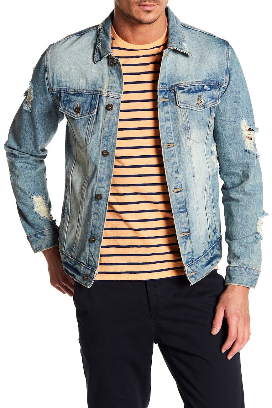 REQUEST DISTRESSED DENIM JACKETS FOR $39.97