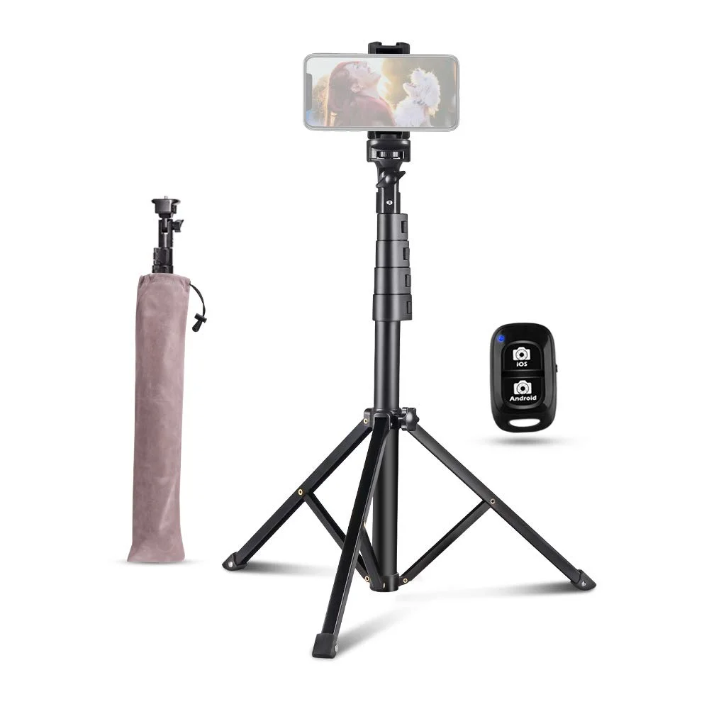 PORTABLE EXTENDABLE 51” SELFIE STICK CELL PHONE TRIPOD FOR $8.99