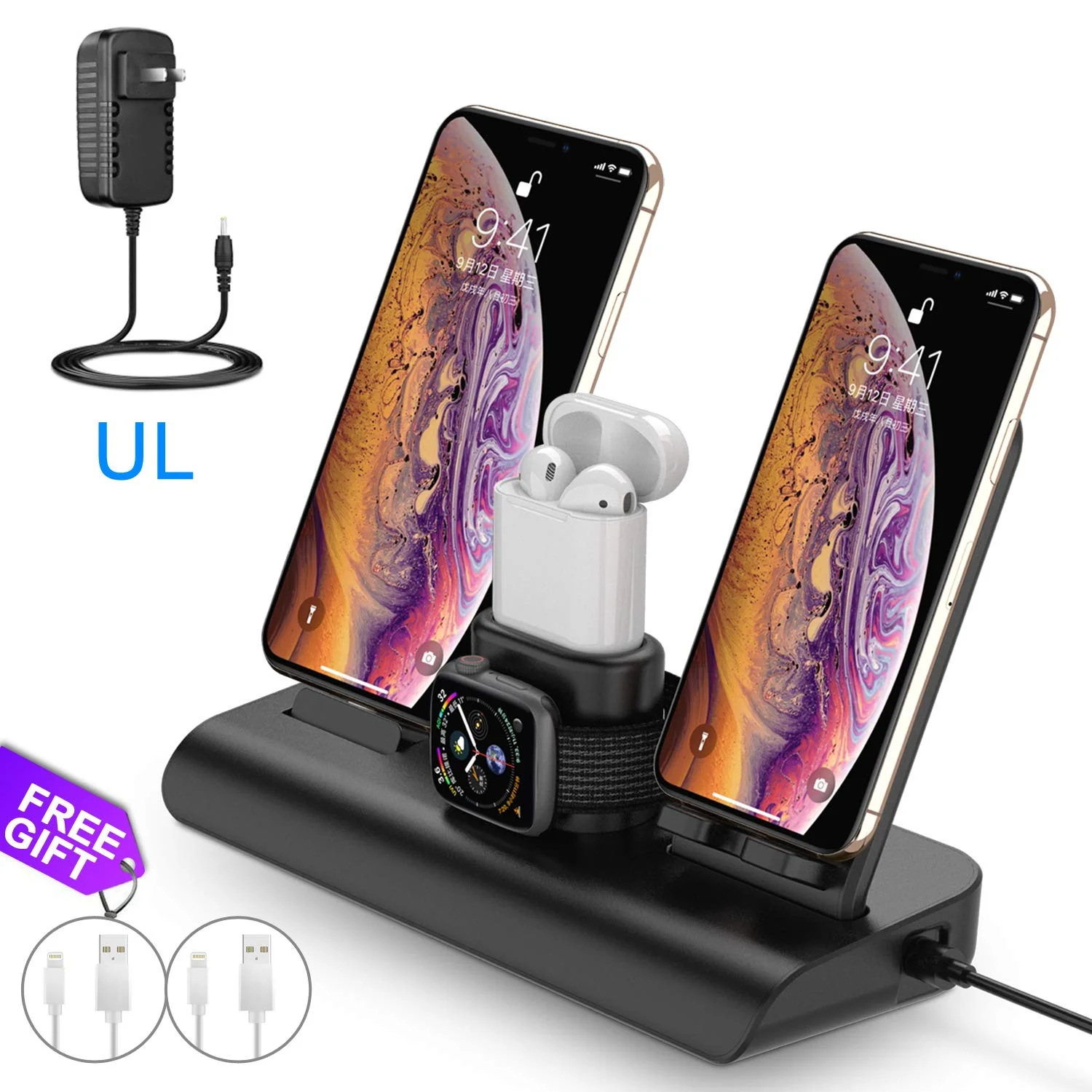 4-IN-1 WIRELESS CHARGING DOCK FOR $18.39