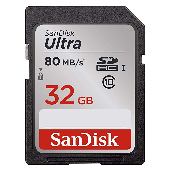 SANDISK ULTRA 32GB CLASS 10 MEMORY CARD FOR $5.32