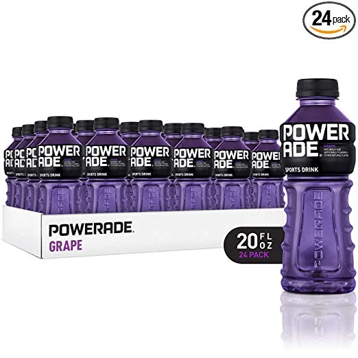 24 PACK - 20OZ POWERADE GRAPE FOR $11.94