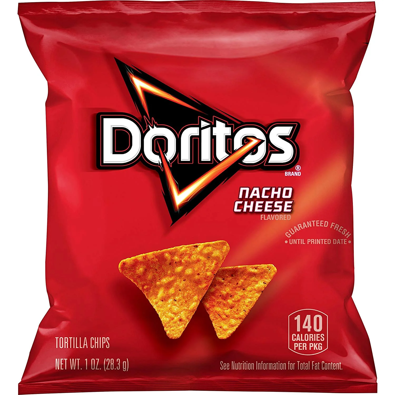 40 SNACK BAGS - DORITOS NACHO CHEESE FOR $6.40