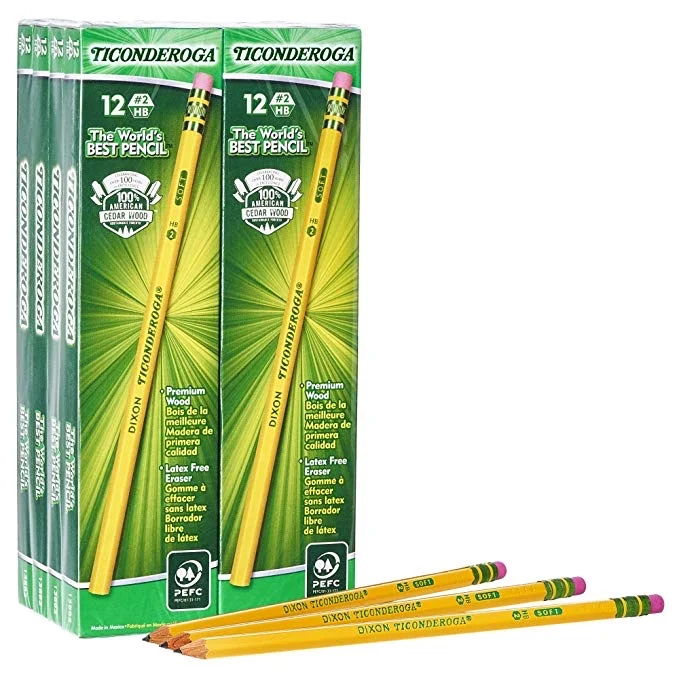 96 PACK - TICONDEROGA WOOD-CASED PENCILS FOR $6.92