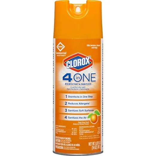 CLOROX 4-IN-1 DISINFECTANT SANITIZER FOR $2.99