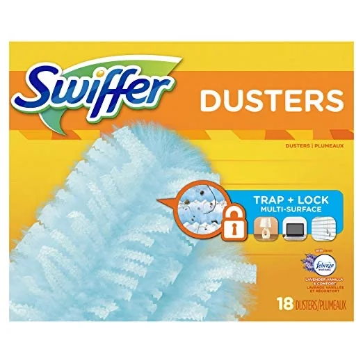 3 BOXES - SWIFFER 180 DUSTERS WITH FEBREZE LAVENDER VANILLA &amp; COMFORT SCENT (18 REFILLS PER BOX) FOR $24.17