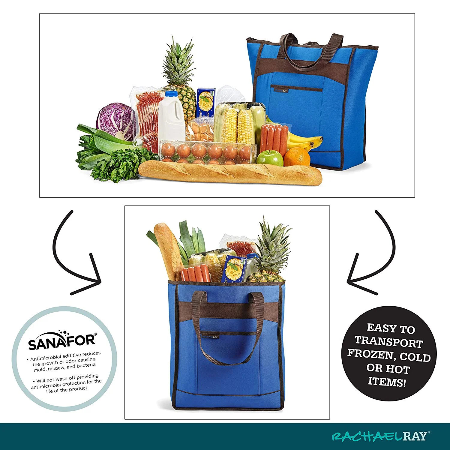 RACHAEL RAY CHILLOUT THERMAL TOTE BAG FOR $10.11