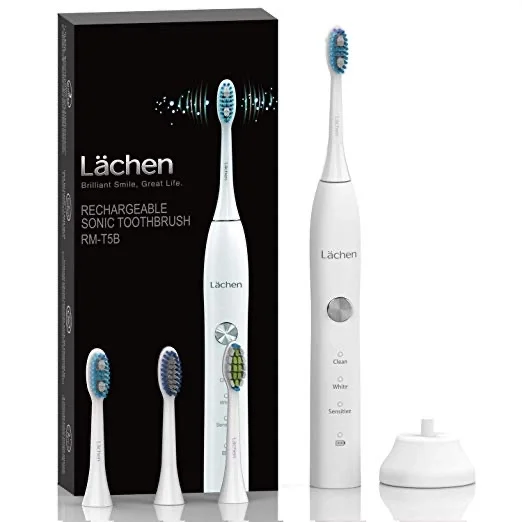 SONIC ELECTRIC TOOTHBRUSH WITH 3 BRUSHING MODES AND 4 BRUSH HEADS FOR $14.40
