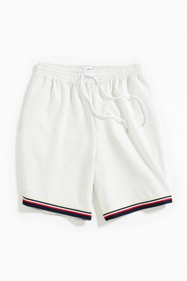 UO BASKETBALL WHITE SHORTS FOR $11.99