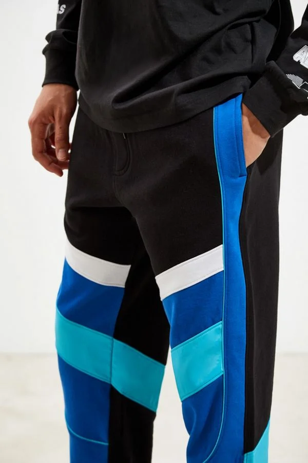 UO FABRIC BLOCKED KNIT JOGGER PANTS FOR $11.99