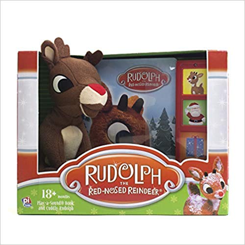 RUDOLPH THE RED-NOSED REINDEER BOARD SOUND BOOK AND PLUSH TOY FOR $3.74