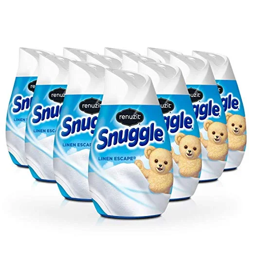 PACK OF 12 - RENUZIT SNUGGLE SOLID GEL AIR FRESHENER, LINEN ESCAPE SCENT FOR $10.49
