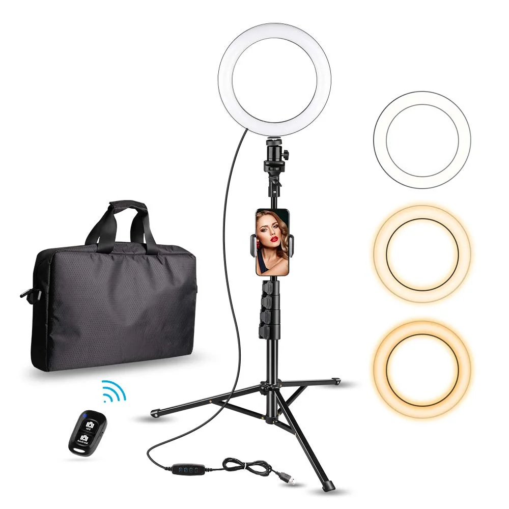 EXTENDABLE LED SELFIE RING LIGHT FOR $18.19