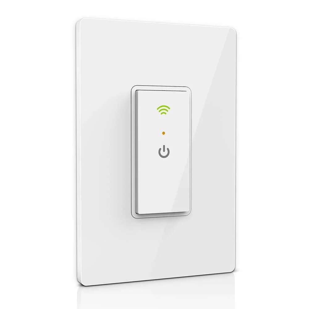 SMART WI-FI LIGHT SWITCH WITH REMOTE CONTROL AND TIMER (WORKS WITH ALEXA, GOOGLE HOME) FOR $11.88