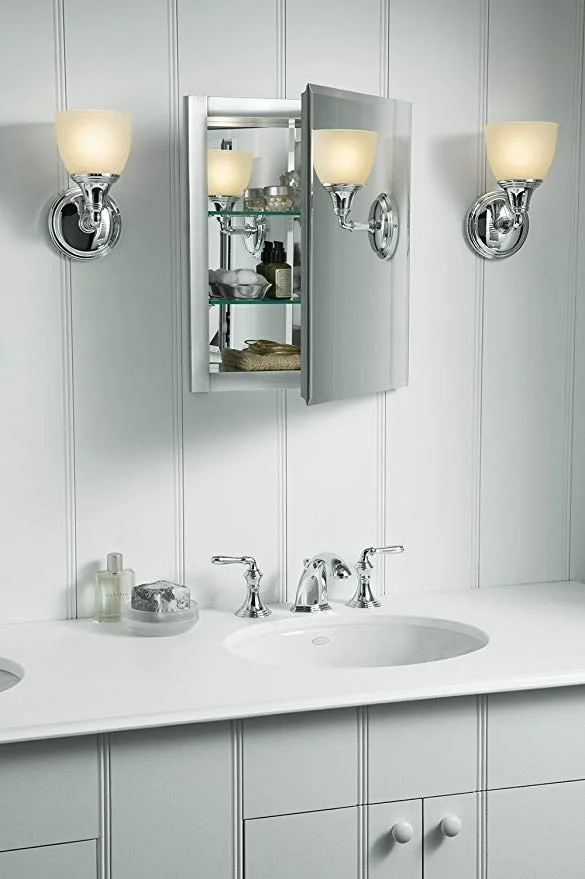 KOHLER FRAMELESS ALUMINUM BATHROOM MEDICINE CABINET FOR $71.30